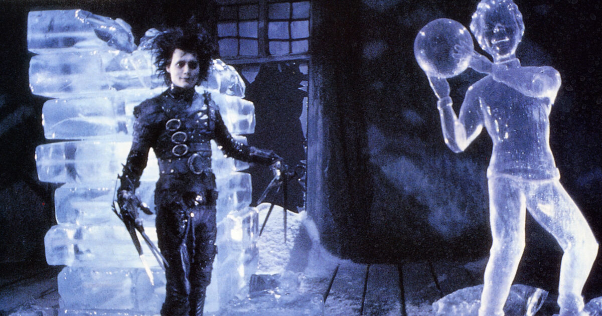 Edward Scissorhands Tim Burton Flagey